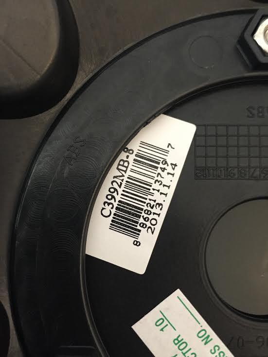 Vision Wheels C3992MB-8 C3992-2 6059L258 Black Wheel Center Cap - The Center Cap Store