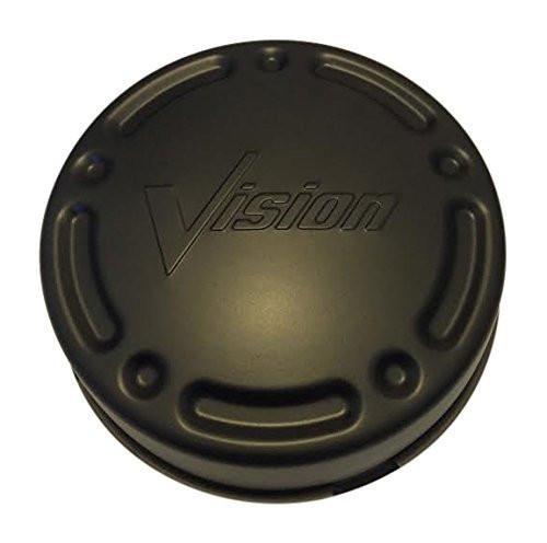 Vision Wheels C715F-210 Black Wheel Center Cap - The Center Cap Store