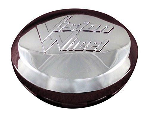 Vision Wheels Chrome Custom Wheel Center Cap 538670F-2 OLD LOGO - The Center Cap Store