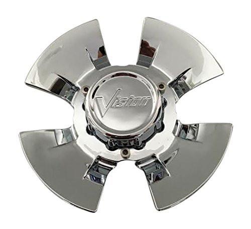 Vision Wheels LC424-4B LG1007-10 Chrome Wheel Center Cap - The Center Cap Store