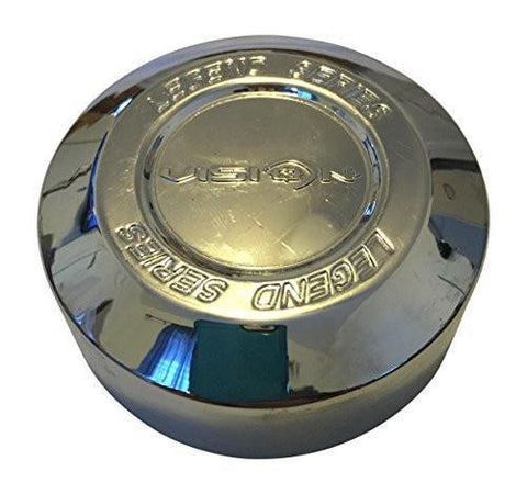 Vision Wheels Legend Series 6 Spoke 141-T-V Chrome Wheel Center Cap NEW LOGO - The Center Cap Store