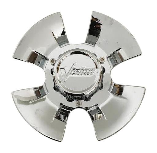 Vision Wheels V424-VW1 LG1007-08 Chrome Complete Wheel Center Cap 5 Lug - The Center Cap Store