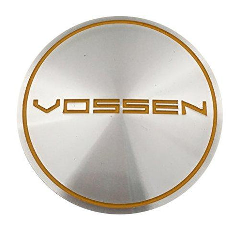 Vossen Wheels Yellow Logo No Part Number USED Chrome Center Cap - The Center Cap Store