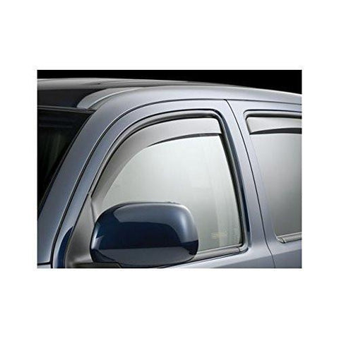 WeatherTech Custom Fit Front Side Window Deflectors for Toyota Tacoma Access Cab, Dark Smoke - The Center Cap Store