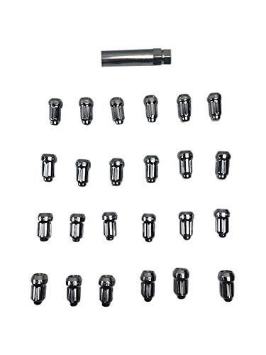 WHEEL PROS K6CS-0012 6 Lug 1/2 Spline Chrome Lug Nut Install Kit 24 Pcs - The Center Cap Store